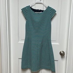 Lilly Pulitzer Teal and Navy Striped Dress